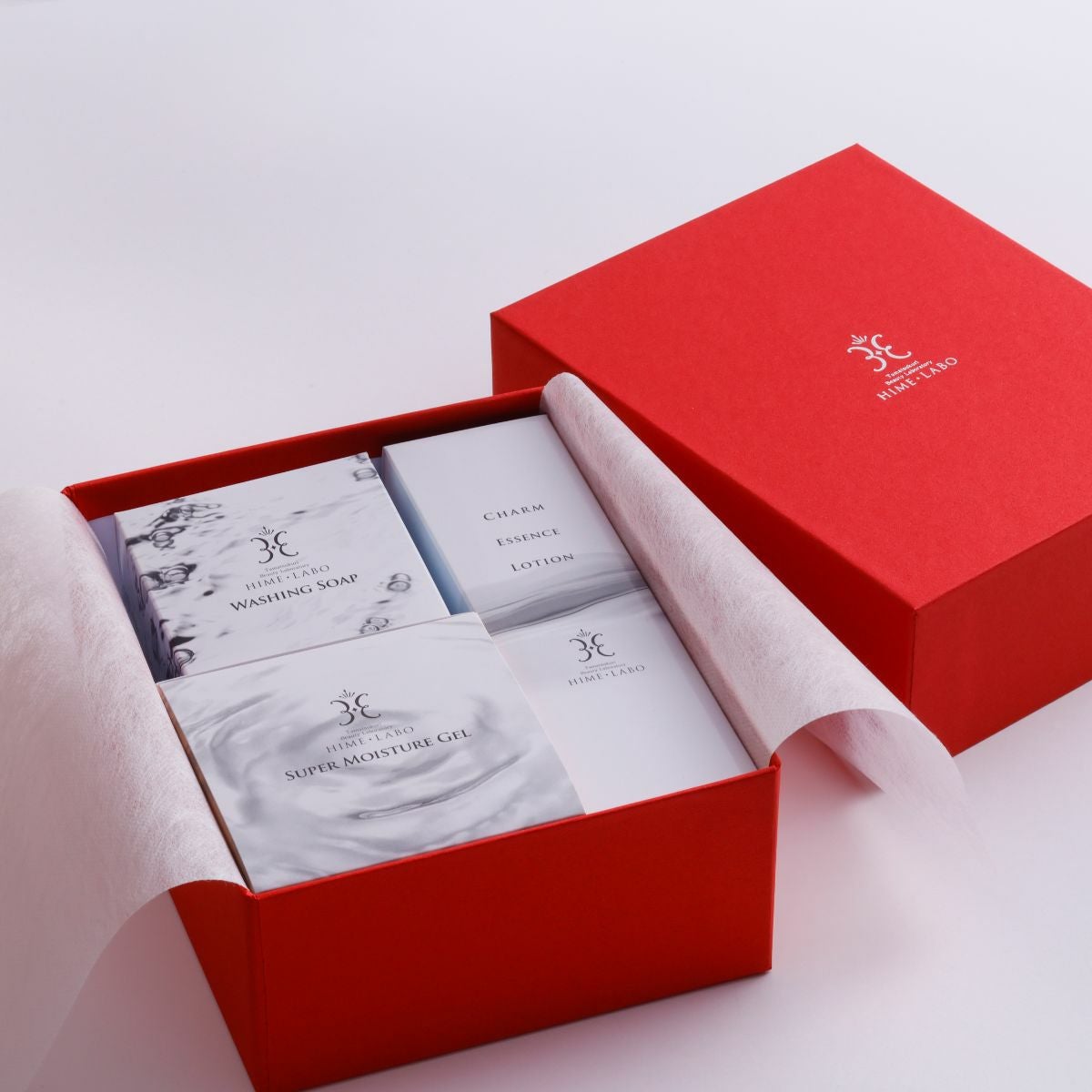 【☆個別購入も可☆】HIME-LABO 姫ラボ スキンケアセット 箱代込】姫ラボ ギフトボックス(石けん・エッセンスローション・ゲル
